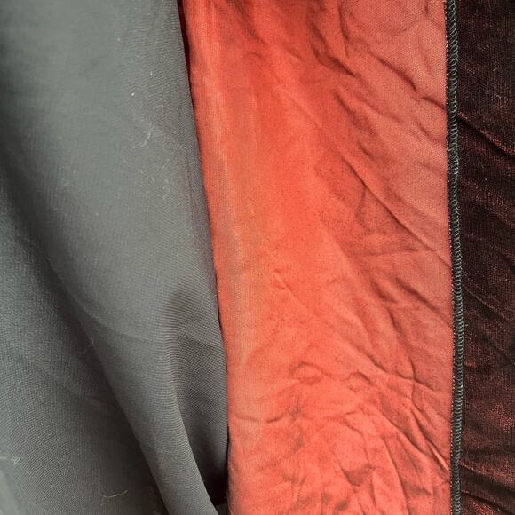 90s Emanuel Ungaro Velvet Square Neck Side Slit Minimal Whimsigoth Maxi Dress 8P - Picture 5 of 7